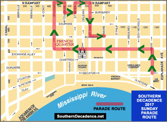 Southern Decadence 2018 schedule