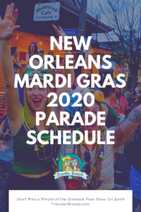 New Orleans mardi Gras 2020 Parade Schedule