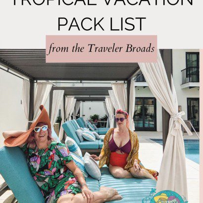 tropical vacation pack list